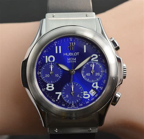 hublot blue steel|hublot chronograph.